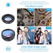 Picture of APEXEL APL-DG10 Lens Kit for iPhone Samsung Huawei Xiaomi HTC, Macro Wide-angle Fisheye Telephoto CPL Flow Filter Radial Filter Star Filter