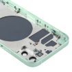 Green Back Housing Cover with SIM Card Tray & Side Keys & Camera Lens for iPhone 12 - 4
