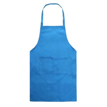 2PCS Blue Kitchen Chef Aprons with Pockets - 1