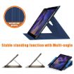 Samsung Galaxy Tab A8 2022 SM-X200 Leather Tablet Case - Dark Blue - 7