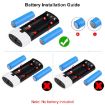 HAWEEL DIY 2x 18650 Battery Power Bank Shell Box - Black - 6