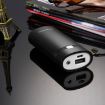 HAWEEL DIY 2x 18650 Battery Power Bank Shell Box - Black - 9