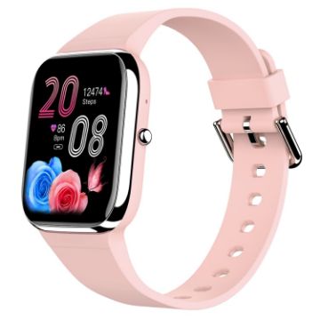 Y9 Pro Smart Watch - Heart Rate & Blood Pressure Monitoring (Pink) - 1