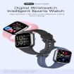 Y9 Pro Smart Watch - Heart Rate & Blood Pressure Monitoring (Pink) - 4