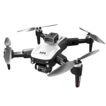 Picture of LS-S2S Obstacle Avoidance Brushless Dual Lens Aerial Photography Folding Drone, Specification:4K (White)