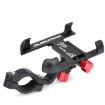 360 Rotate Eagle Claw Bionic Bike Phone Holder Mount Aluminum (Black) - 2