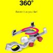360 Rotate Eagle Claw Bionic Bike Phone Holder Mount Aluminum (Black) - 7