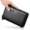 LEINASEN A80 Men Hand Bag Wallet - Black - 2
