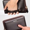 LEINASEN A80 Men Hand Bag Wallet - Black - 6