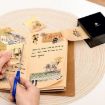 Phomemo M02 Thermal Label Paper 3 Rolls - 50mm - Black Letter on Gold Powder Background - 5