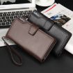 Baellerry Casual Wallet Long Clutch Tri-fold Wallet for Men - 2