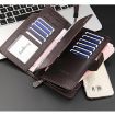 Baellerry Casual Wallet Long Clutch Tri-fold Wallet for Men - 7