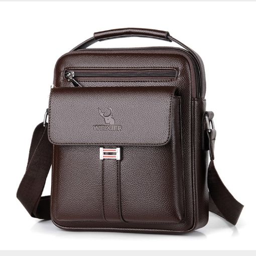 WEIXIER D244 Men Shoulder Bag Large Capacity Business Retro Messenger Bag - 1