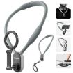 TELESIN Silicone Neck Mount Selfie Stick Phone Holder (Blue) - 3