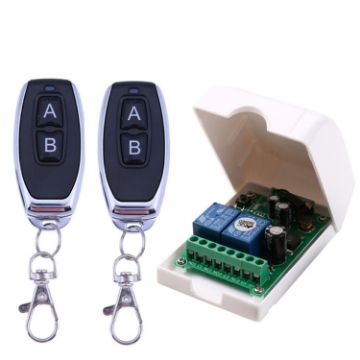 DC 12V 24V 48V Electric Door RF Wireless Remote Control Relay Set - 1