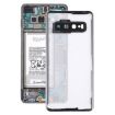 Samsung Galaxy S10 Transparent Battery Back Cover with Camera Lens Cover - 1