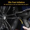 Wired Digital Display 120W Car Air Pump Compressor Tire Inflator - 4
