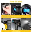 Wired Digital Display 120W Car Air Pump Compressor Tire Inflator - 9