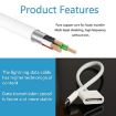 8 Pin Male to 30 Pin Female Sync Data Cable Adapter - 14cm White - 4