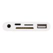 5 in 1 8 Pin to USB HUB USB-C 3.5mm Earphone SD TF Card Reader - 3