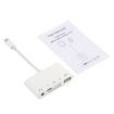 5 in 1 8 Pin to USB HUB USB-C 3.5mm Earphone SD TF Card Reader - 4