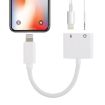 GL011 2 in 1 Audio Charging Adapter - White - 1
