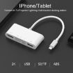 5 in 1 8 Pin to HDMI + SD/TF Card Slot + USB Converter - 8