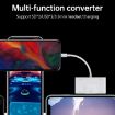 6 in 1 Camera Adapter with Dual USB, Dual SD Card, 3.5mm Audio Interface - 8