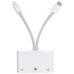 NK-107 Pro 3 in 1 USB-C/Type-C + 8 Pin Male to USB + RJ45 Adapter - 2