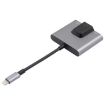 NK-1056 3 in 1 8 Pin Male to 8 Pin Charging + RJ45 Ethernet + 3.5mm Earphone Female Adapter - 2