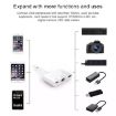 NK-107 3 in 1 8 Pin Male to USB + Ethernet + Power Adapter - 5