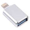 XQ-ZH001 USB Female to 8 Pin Male OTG Adapter - Silver - 1