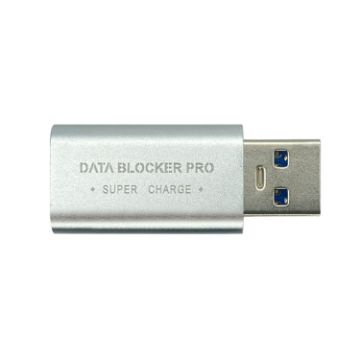 GE06 USB Data Blocker Fast Charging Connector - Silver - 1