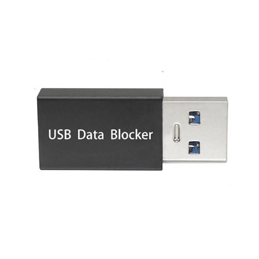 GEM02 USB Data Blocker Charging Connector - Black - 1