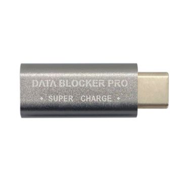 GE07 USB-C Data Blocker Fast Charging Connector - Grey - 1