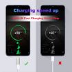GE07 USB-C/Type-C Data Blocker Fast Charging Connector - Black - 6