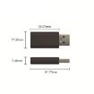 GE06 USB Data Blocker Fast Charging Connector - Rose Gold - 4