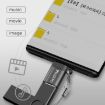 Yesido GS07 Micro USB to USB 2.0 OTG Mini Connector Adapter (Black) - 5