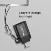 Yesido GS07 Micro USB to USB 2.0 OTG Mini Connector Adapter (Black) - 6