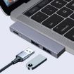 MacBook Pro 819B Dual USB-C/Type-C Male to Dual USB+USB-C/Type-C Female Adapter - 7
