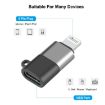 PULUZ USB-C/Type-C to 8 Pin OTG Adapter - Black - 3