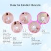 USB Charging Face Puller Facial Hair Remover - Luxury Gold - 5