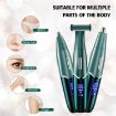 568 USB Electric Shaver Eyebrow Trimmer - Ink Green - 5