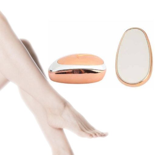 Rose Gold Lady Manual Epilator - Gentle Exfoliating Glass Hair Removal - 1