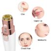 2 In 1 Electrical Eyebrow Trimmer Ladies Shaver USB Charging White - 2