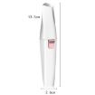 2 In 1 Electrical Eyebrow Trimmer Ladies Shaver USB Charging White - 3