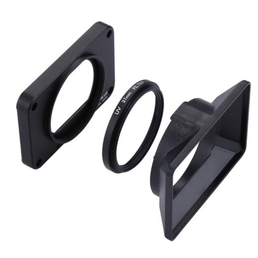 PULUZ Aluminum Front Panel + 37mm UV Filter Lens for Sony RX0/RX0 II - 1