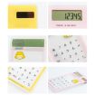 8 Digits LED Screen Calculator with Transparent Touch Pad & Solar Panel - 5