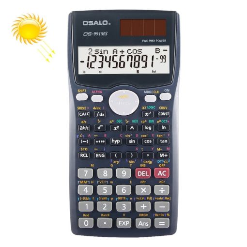 OSALO OS-991MS Scientific Calculator Solar Energy Dual Power Calculator - 1