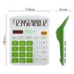 OSALO OS-837VC 12 Digits Colorful Desktop Calculator Solar Energy Dual Power - 4